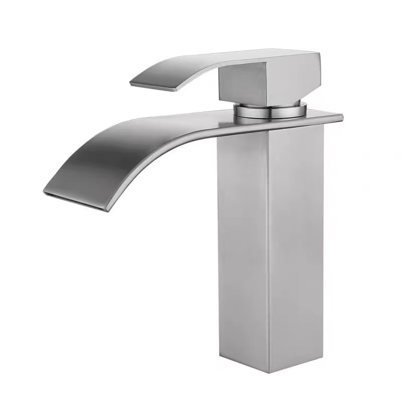 Wurin Ruwan Ruwa Na Brushed-Style Washbasin Faucet