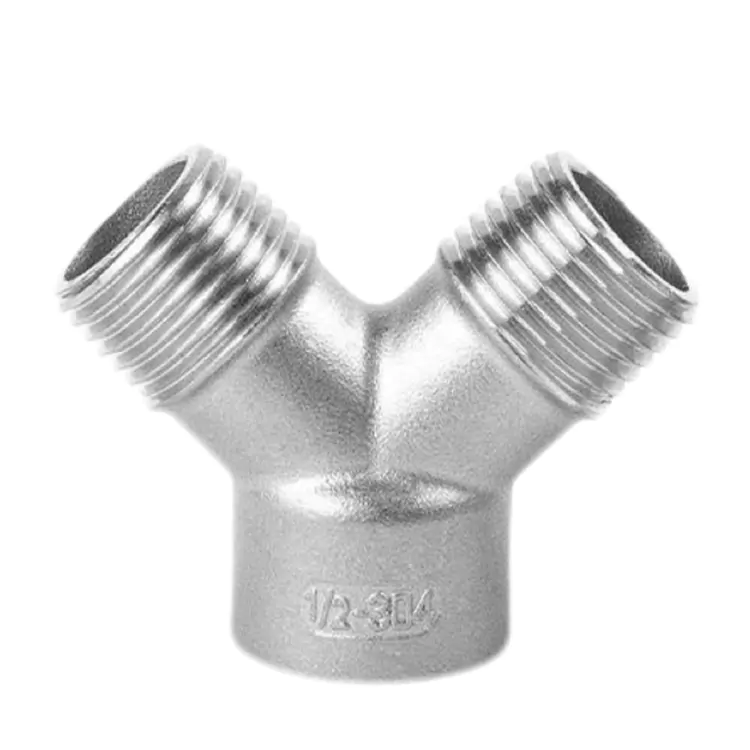 BSP Bakin Karfe Mace-Mace-Male Y-Nau'in Bututu Tee