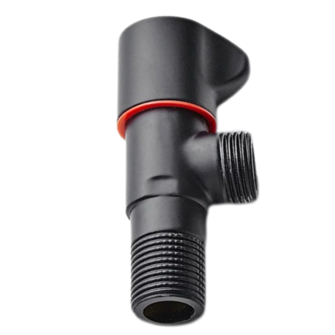 Matte Black Universal Hot da Cold Angle Valve Set