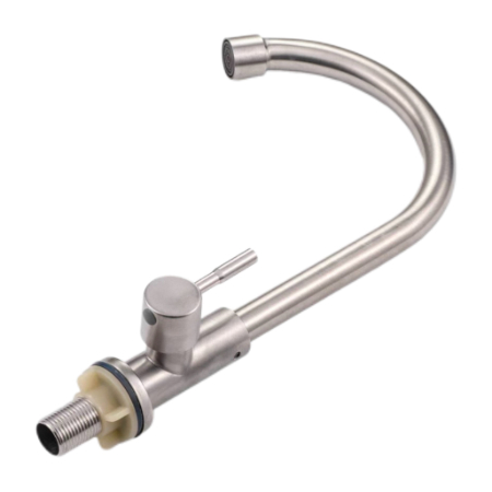 Saurin Shigar-Rami Daya-daya 360° Mai Juyawa Kitchen Hot and Cold Faucet