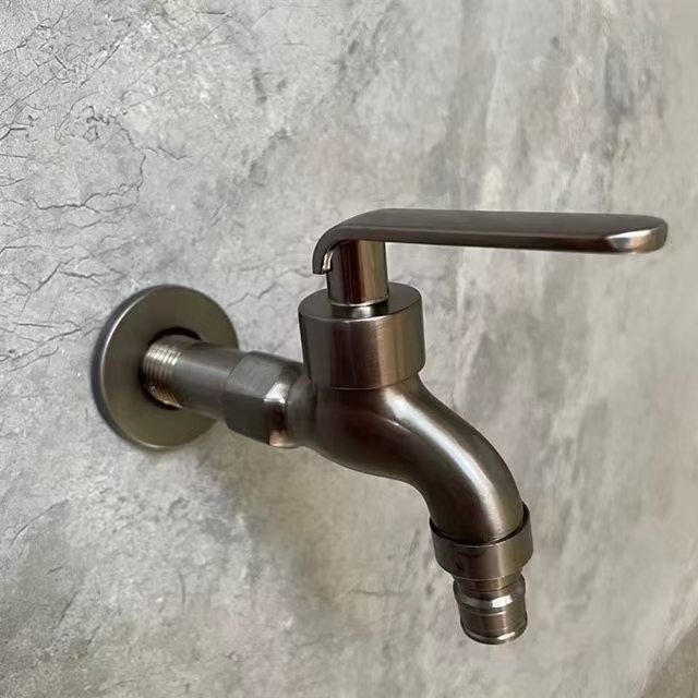 Bakin Karfe Brushed Mai Saurin Buɗe Faucet